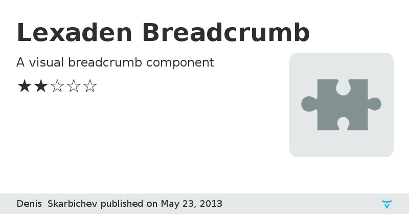 Lexaden Breadcrumb - Vaadin Add-on Directory