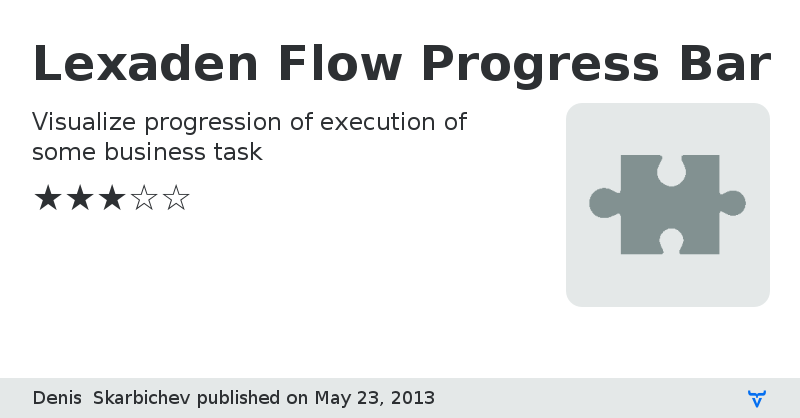 Lexaden Flow Progress Bar - Vaadin Add-on Directory