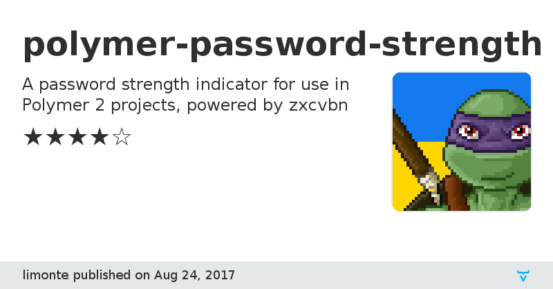 polymer-password-strength - Vaadin Add-on Directory
