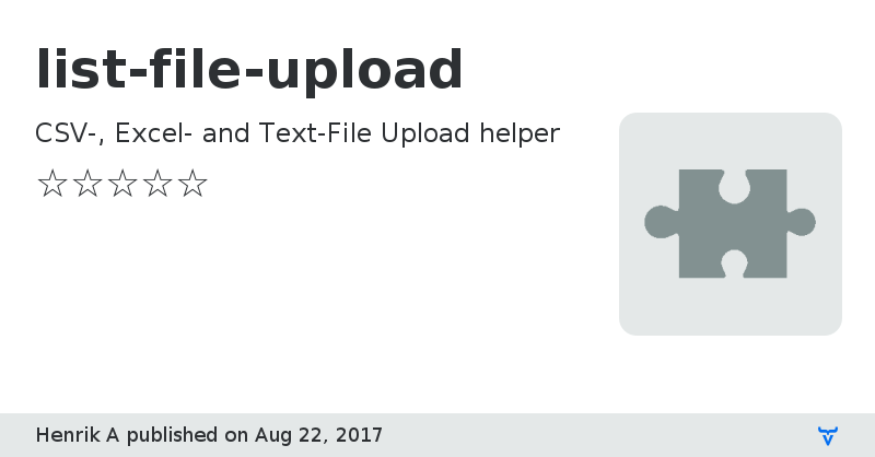 list-file-upload - Vaadin Add-on Directory