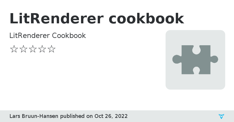LitRenderer cookbook - Vaadin Add-on Directory
