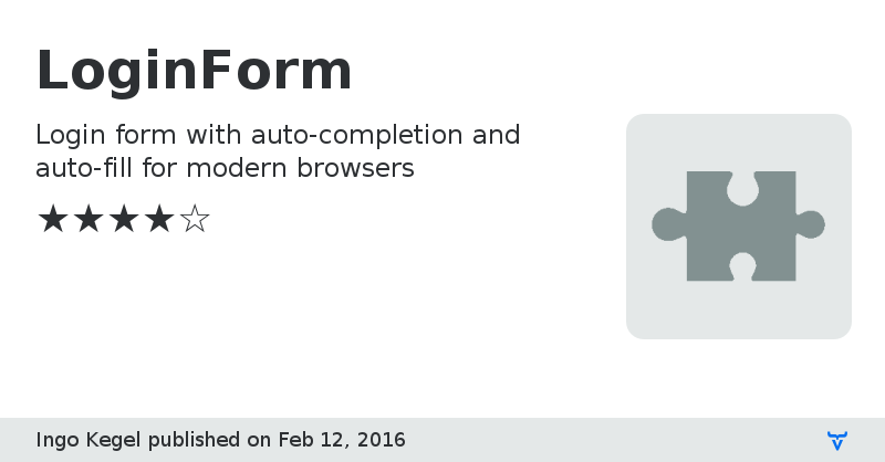 LoginForm - Vaadin Add-on Directory