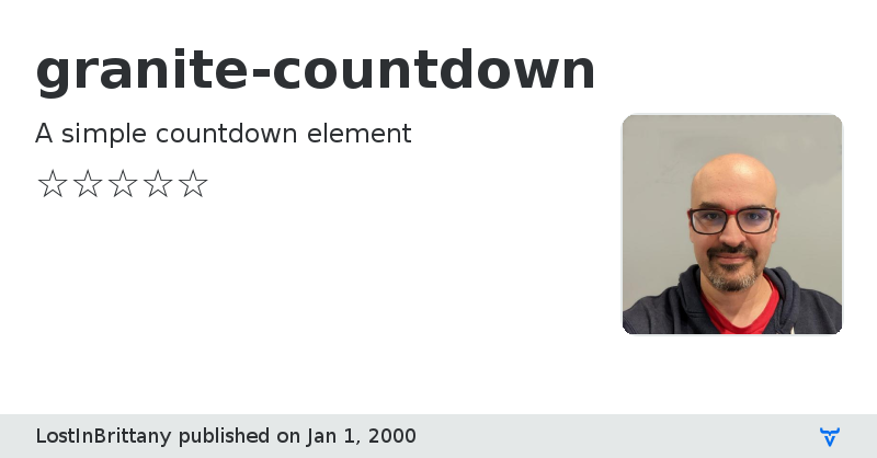 granite-countdown - Vaadin Add-on Directory