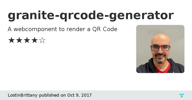 granite-qrcode-generator - Vaadin Add-on Directory