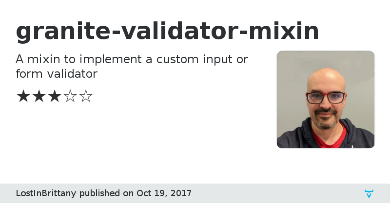 granite-validator-mixin - Vaadin Add-on Directory