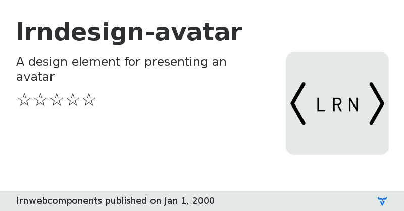 lrndesign-avatar - Vaadin Add-on Directory