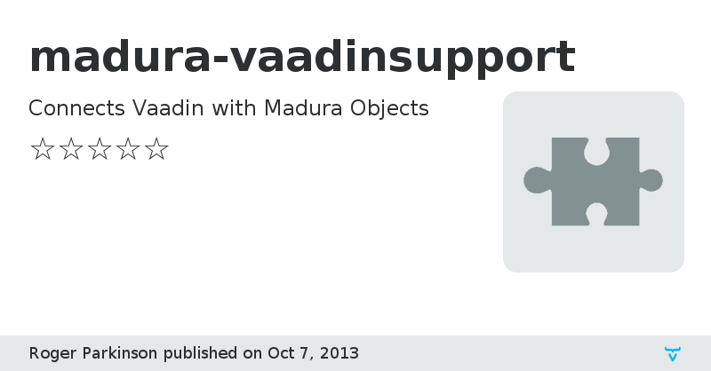 madura-vaadinsupport - Vaadin Add-on Directory