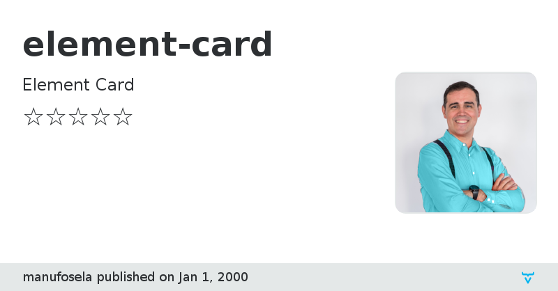 element-card - Vaadin Add-on Directory
