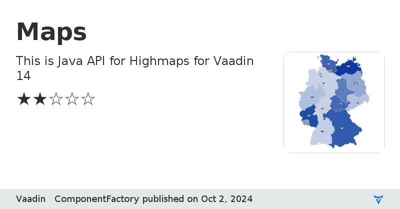 Maps - Vaadin Add-on Directory