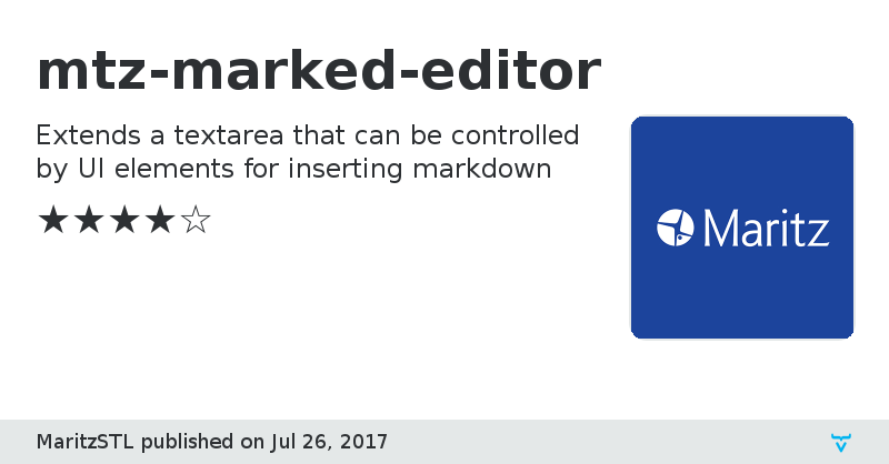 mtz-marked-editor - Vaadin Add-on Directory