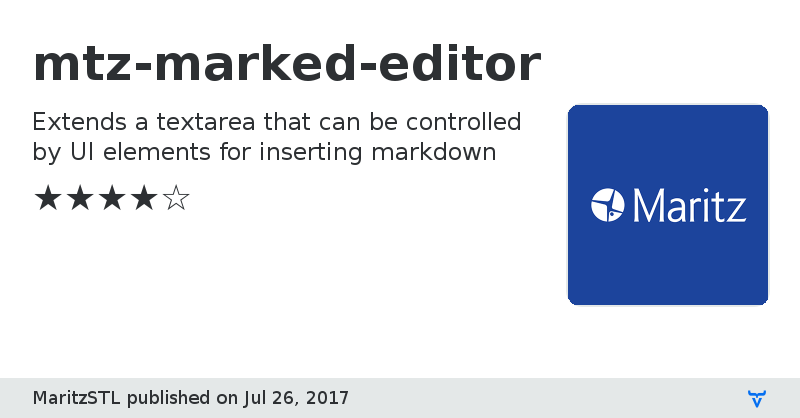 mtz-marked-editor - Vaadin Add-on Directory