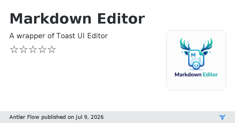 Markdown Editor - Vaadin Add-on Directory