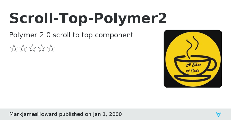 Scroll-Top-Polymer2 - Vaadin Add-on Directory