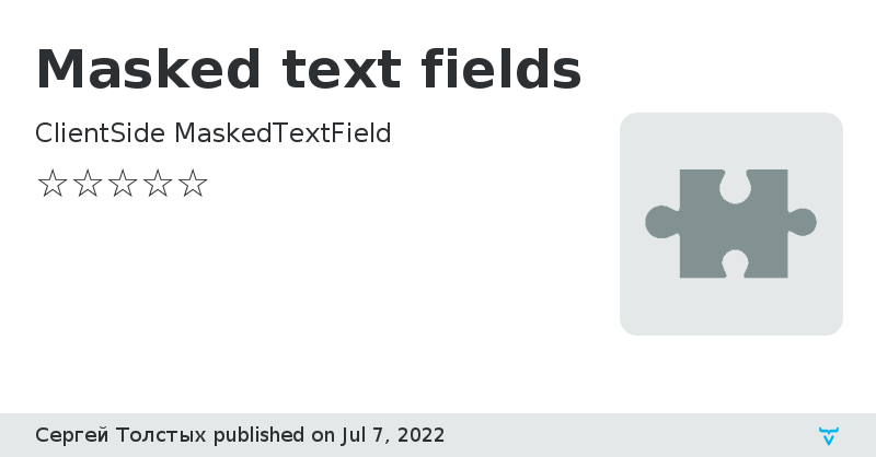 Masked text fields - Vaadin Add-on Directory