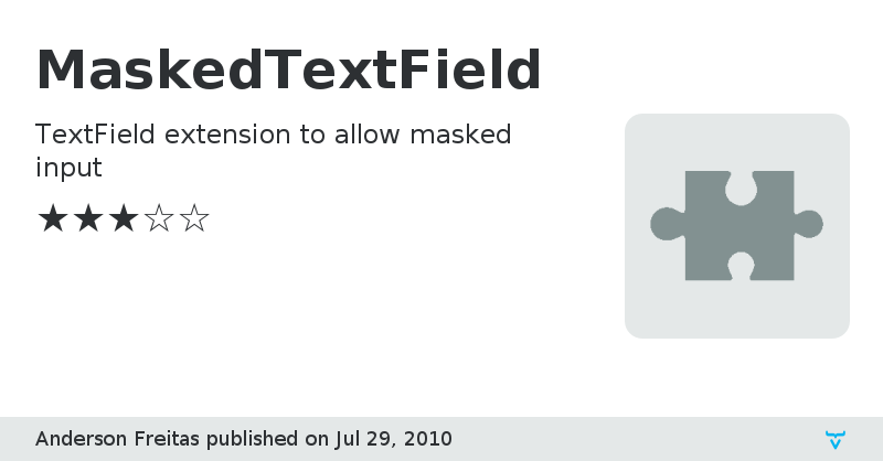 MaskedTextField - Vaadin Add-on Directory