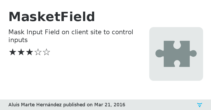 MasketField - Vaadin Add-on Directory