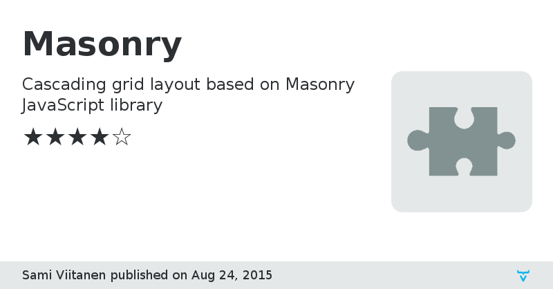 Masonry - Vaadin Add-on Directory