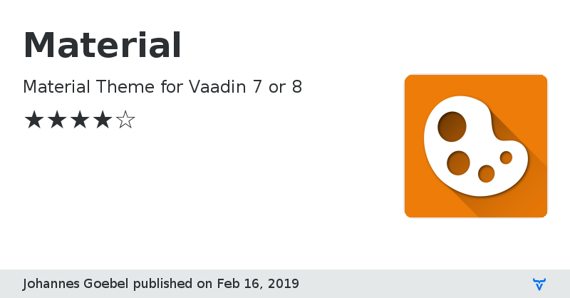 Material - Vaadin Add-on Directory