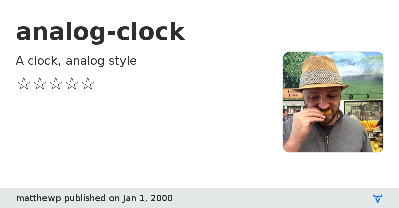 analog-clock - Vaadin Add-on Directory