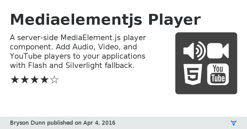 Mediaelementjs Player - Vaadin Add-on Directory