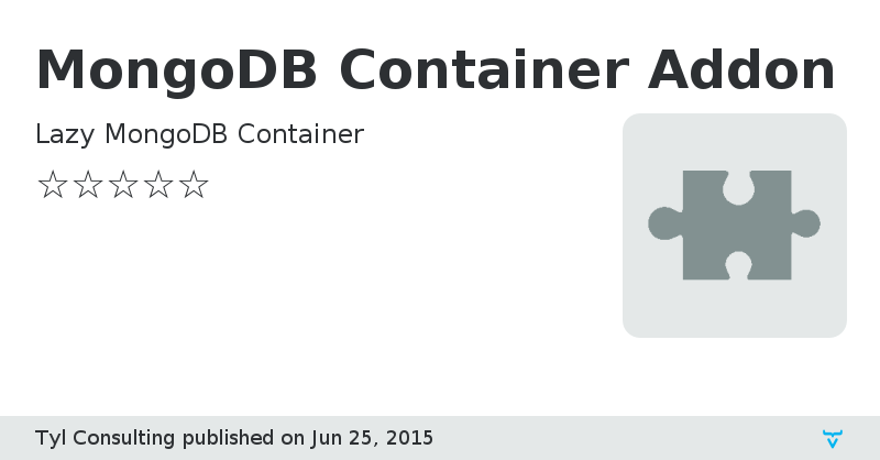 MongoDB Container Addon - Vaadin Add-on Directory
