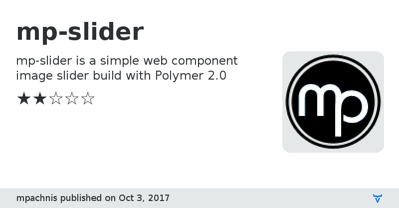 mp-slider - Vaadin Add-on Directory