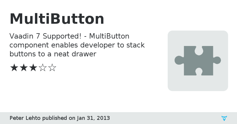 MultiButton - Vaadin Add-on Directory