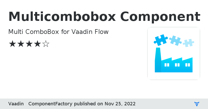 Multicombobox Component - Vaadin Add-on Directory