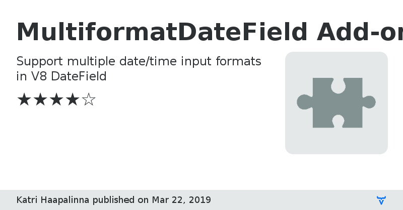 MultiformatDateField Add-on - Vaadin Add-on Directory