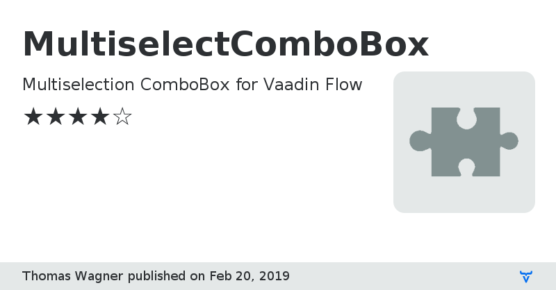 MultiselectComboBox - Vaadin Add-on Directory