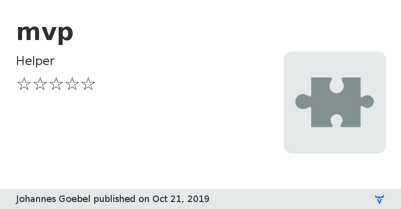 mvp - Vaadin Add-on Directory