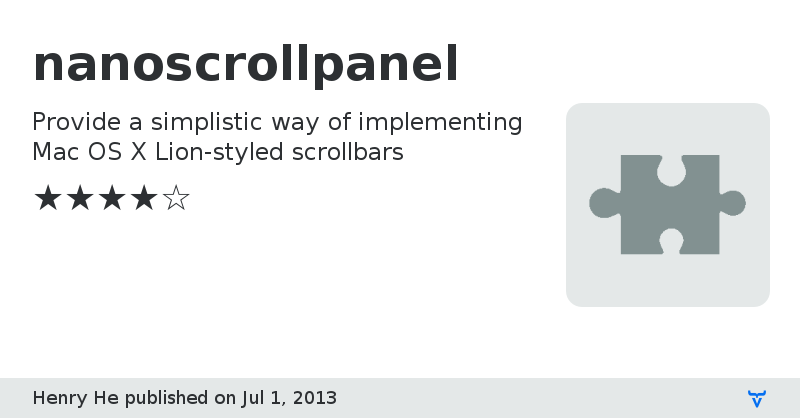 nanoscrollpanel - Vaadin Add-on Directory