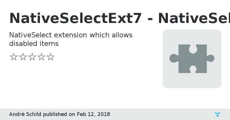 NativeSelectExt7 - NativeSelectExt7 Add-on - Vaadin Add-on Directory