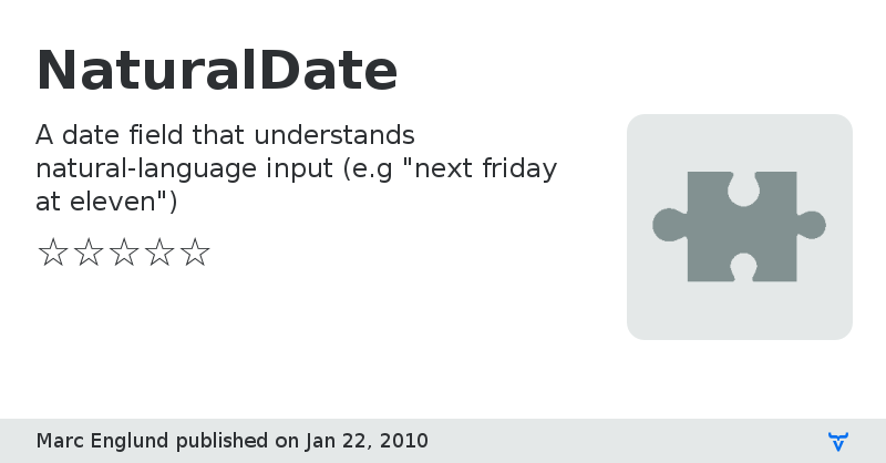 NaturalDate - Vaadin Add-on Directory