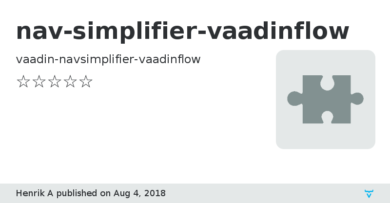 nav-simplifier-vaadinflow - Vaadin Add-on Directory
