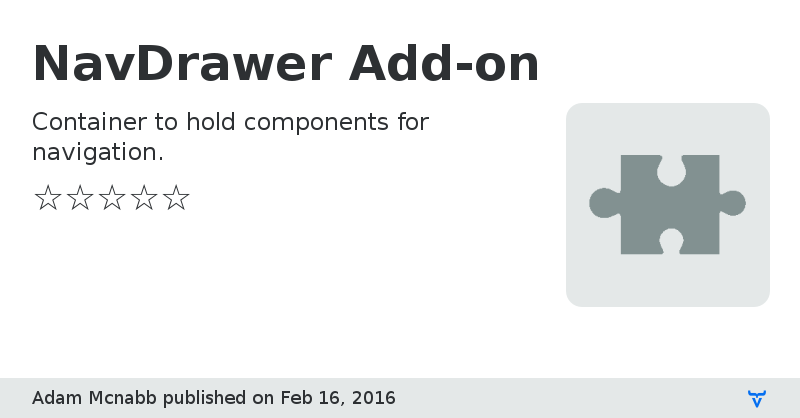 NavDrawer Add-on - Vaadin Add-on Directory