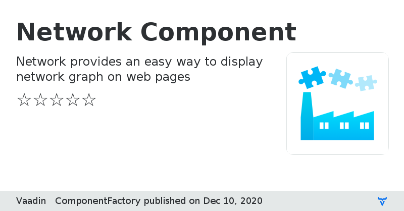 Network Component - Vaadin Add-on Directory