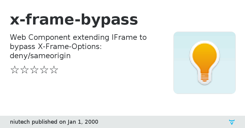x-frame-bypass - Vaadin Add-on Directory