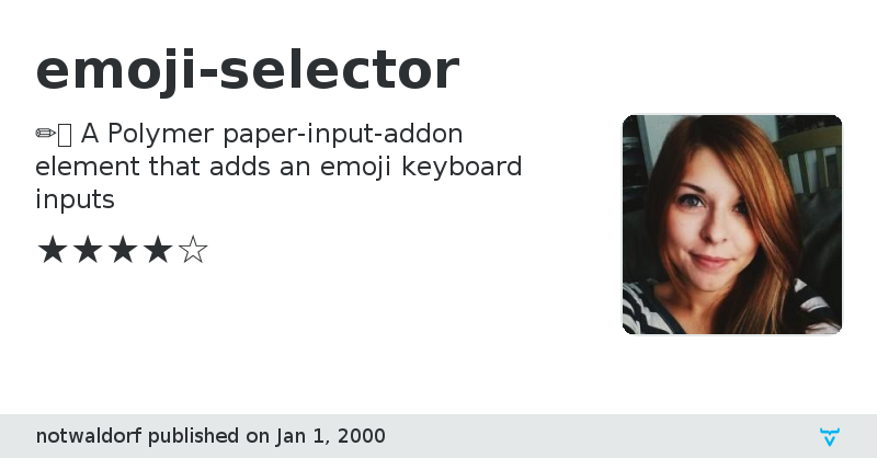emoji-selector - Vaadin Add-on Directory