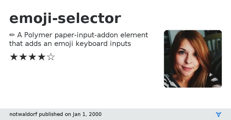 emoji-selector - Vaadin Add-on Directory