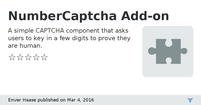 NumberCaptcha Add-on - Vaadin Add-on Directory