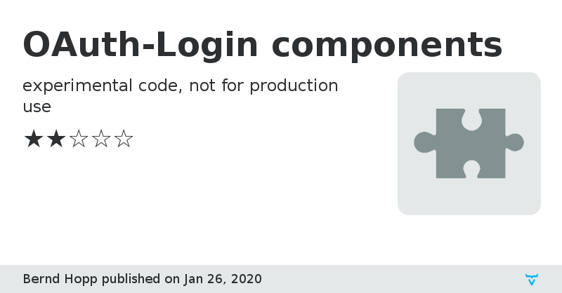 OAuth-Login components - Vaadin Add-on Directory