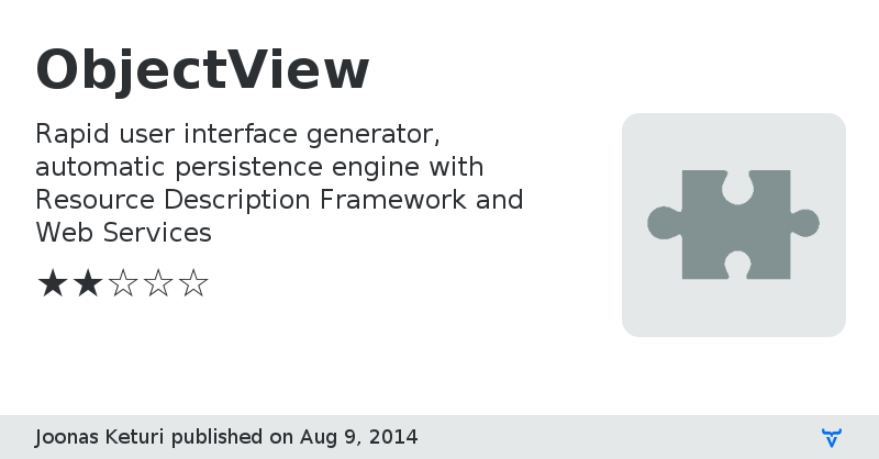 ObjectView - Vaadin Add-on Directory