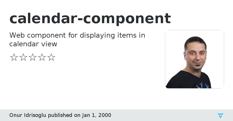 calendar-component - Vaadin Add-on Directory
