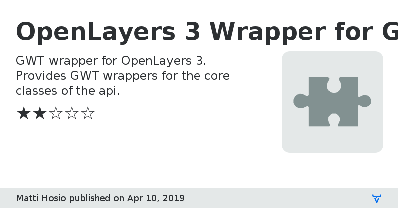 OpenLayers 3 Wrapper for GWT - Vaadin Add-on Directory