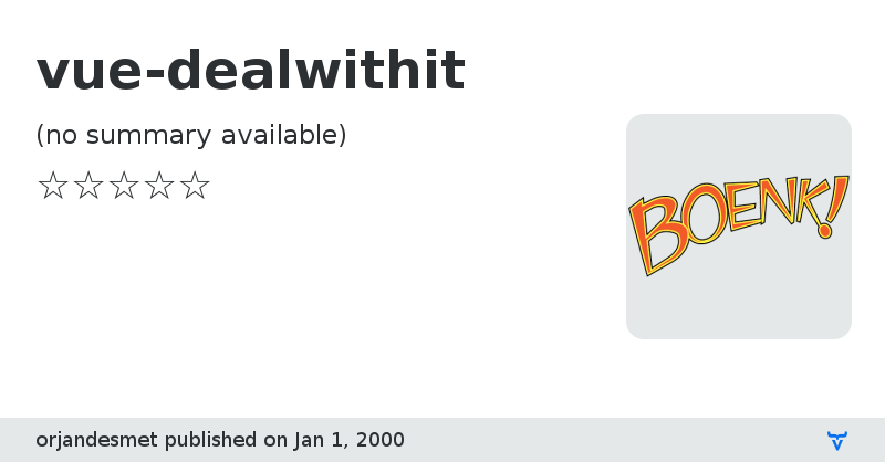 vue-dealwithit - Vaadin Add-on Directory