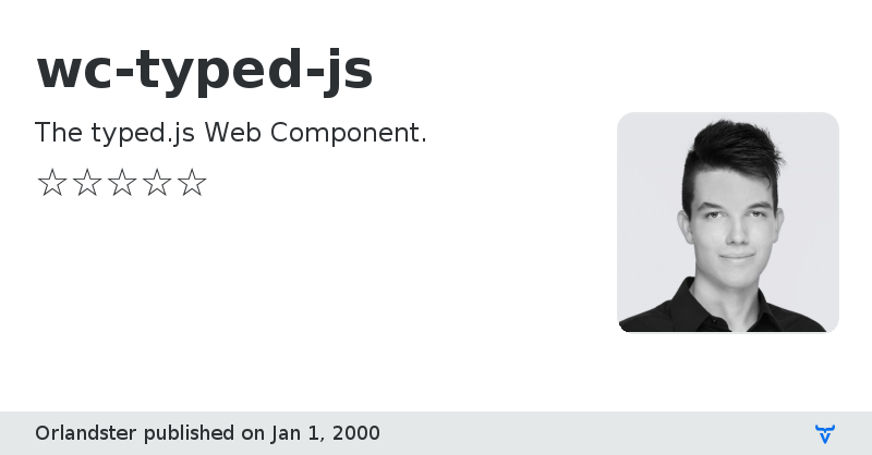 wc-typed-js - Vaadin Add-on Directory