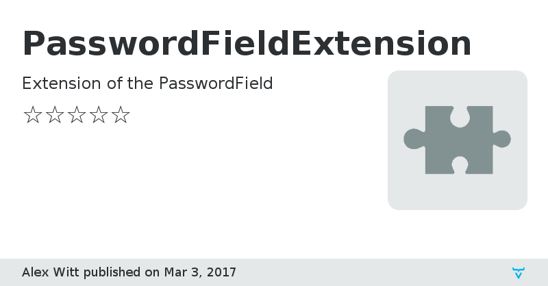 PasswordFieldExtension - Vaadin Add-on Directory