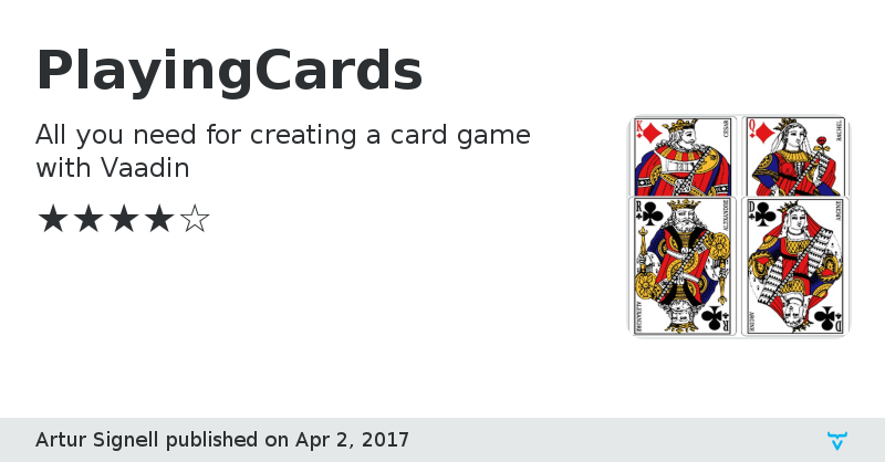 PlayingCards - Vaadin Add-on Directory