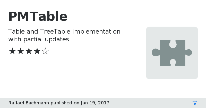 PMTable - Vaadin Add-on Directory